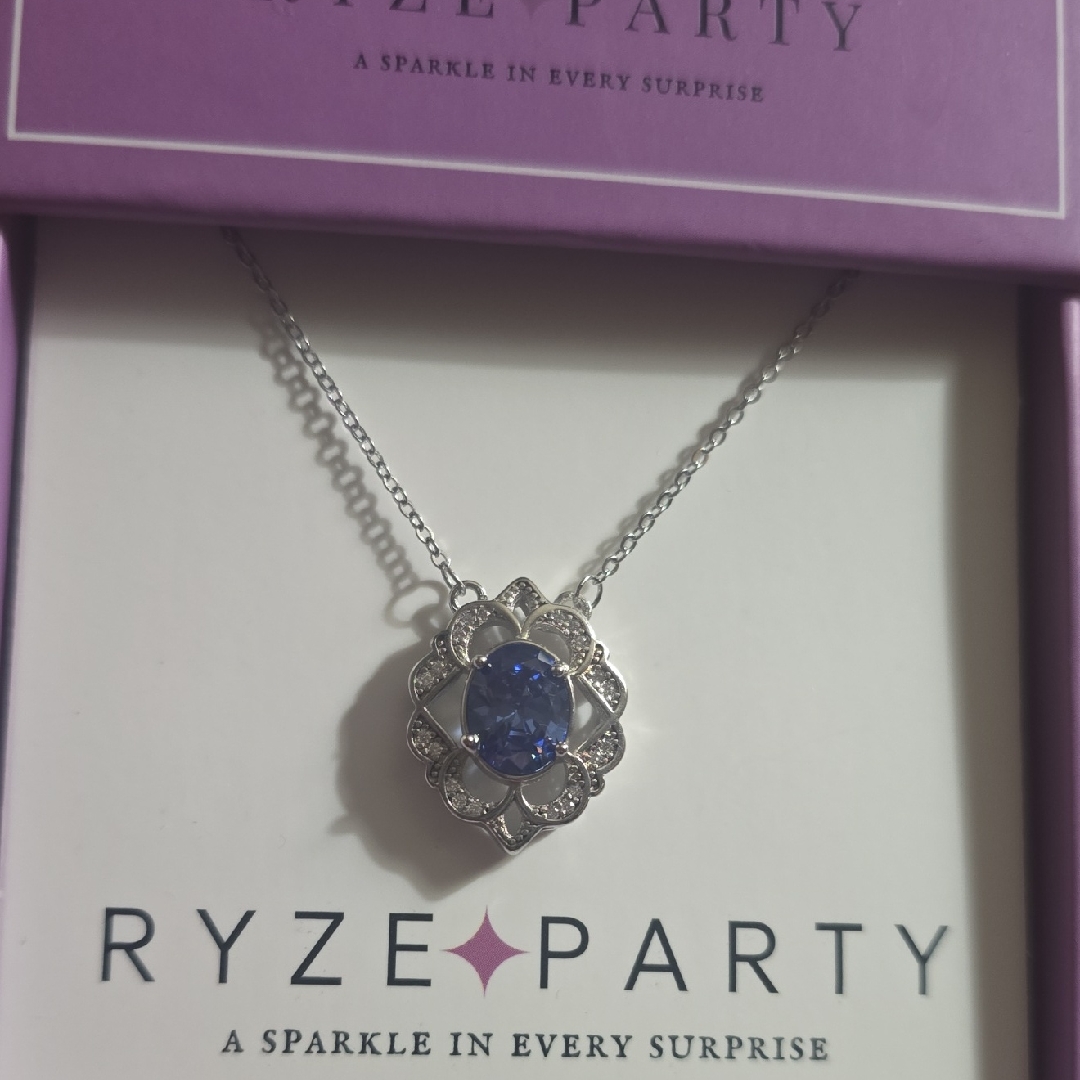 New With Box Ryze Sterling Silver Necklace.